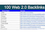 build 50 web 2 0 backlinks for top google ranking